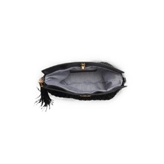 LOUENHIDE 1232 FERN REFFIA CLUTCH