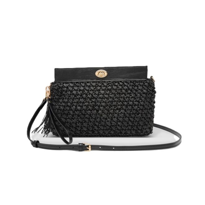 LOUENHIDE 1232 FERN REFFIA CLUTCH